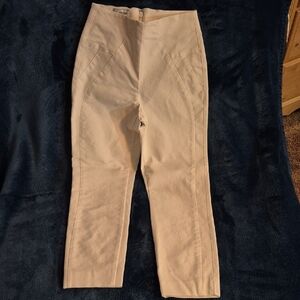 bebe WHITE Ankle Pants